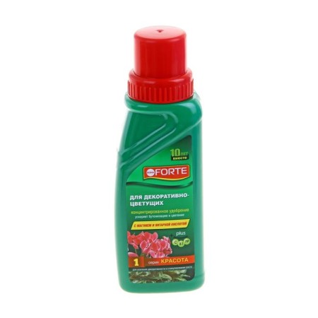 Fertilizer for decorative blooming Bona Forte, bottle, 285 ml-2