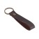 Leather keychain for a car key, strap, genuine leather, brown