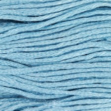 Muline threads, 8 ± 1 m, the color of light blue No. 519
