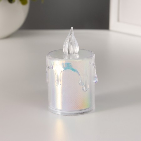 Nightlight "Rainbow candle" LED 0.3W 3.5x3.5x6.5cm