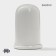 Porcelain stand for toothpicks Magistro "Classics", d = 5 cm, white color