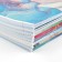 A set of notebooks of 36 sheets, 10 objects, internal block No. 1 “September 1: multi -colored marble”