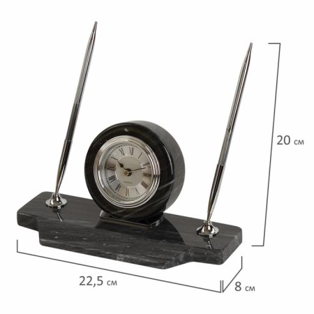 Marble Galant set of 8 objects+watches, black 231192-5