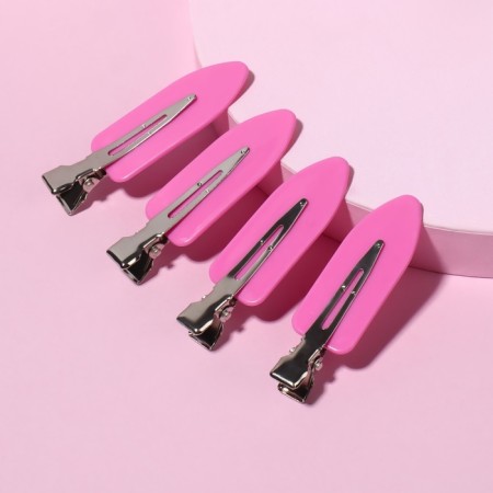 Hair clamps, set - 4 pcs, 1.8 × 6 cm, color mix-2