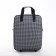 Road bag on wheels, lightning department, 3 outer pockets, long belt, white/black color