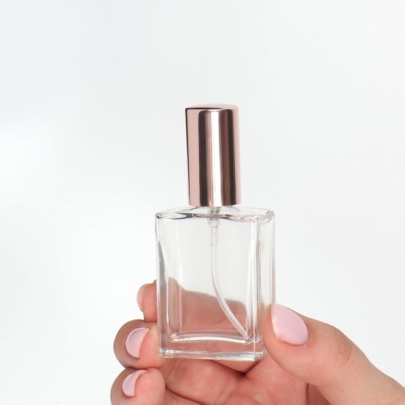 Perfume bottle, with a spray, 15 ml, color pink gold-13