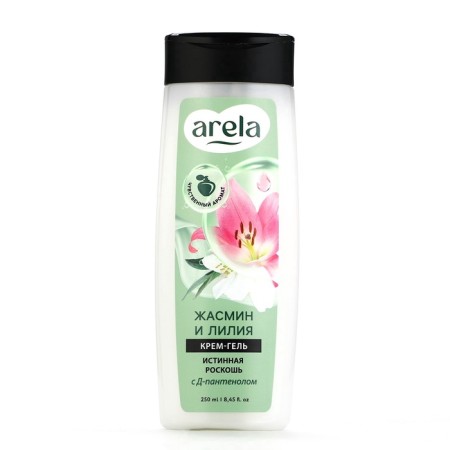 Arela shower cream gel, 250 ml, lily and jasmine aroma-5