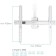 ARM Media LCD-1800 White 26 "-65" Max.50kg ceiling turn and NAC 10047