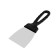 Facade scrap spatula, 80 mm, stainless steel, plastic handle