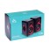Computer speakers 2.0 Luazon ES-02, Jack 3.5, USB, 0.9 m, black and red
