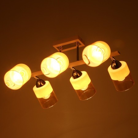 Alatea chandelier 6he27 40W Belo-chromovy 55x43x28 ​​cm Bayerlux-2