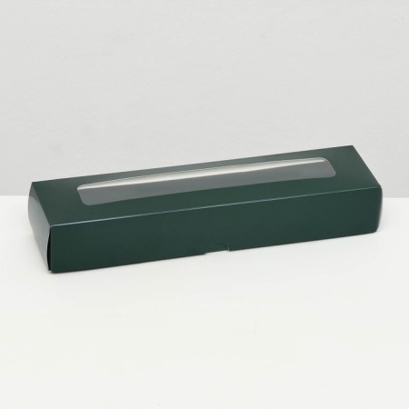 Folding box under 5 sweets, 22 x 5.5 x 3.5 cm, emerald