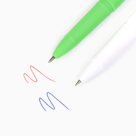 Gel pen "Happy New Year", 2 pcs., Blue and red pasta-2