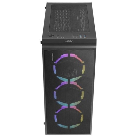 AZZA Prime 360E Black Black Black BP BP ATX 5x120mm 2x140mm 2xusb3.0 Audio Bott PSU-2