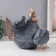 Polystone souvenir "Kurochka with three chickens" 22x17x22 cm
