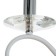 Sconces A3809/1W WT+CR white/chrome/Crystal 1x40W E14 24x10x32.5cm