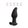 Anal sleeve Erotist Hurricane, silicone, black color, 14 cm