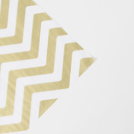 Paper packaging “Zigzag, gold”, 50 x 70 cm-2