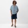 Men's shirt with short sleeve MIST R.54, blue