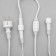 Garland "fringe" 3 × 0.6 m, IP44, UMS, white thread, 160 LED, glow of multi, 220 V