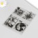 Stamp for creativity Silicon "Photos from travel" 16x13 cm