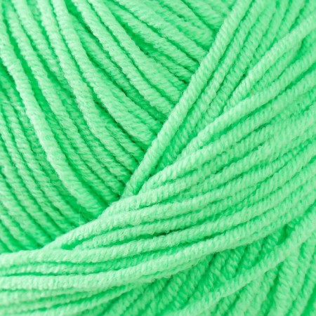 Jeans yarn 55% cotton, 45% acrylic 160m/50g (60 green apple)-2