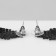 Hanging earrings with rhinestones "Masquerade" X, green color, 9 cm