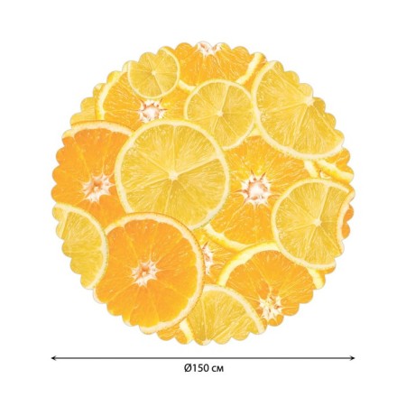Tables on the table "Citruses", round, Saten, d = 150 cm-1