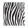 A set of napkins for setting the Zebra table, rectangular, size 32x46 cm, 4 pcs