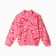 Sweatshirt for girls, pink color, height 86 cm