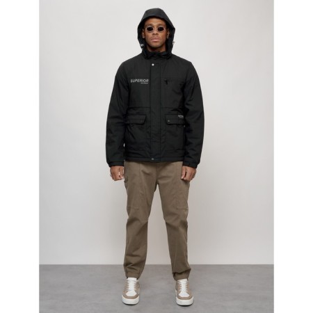 Sports male jacket, size 56, black color-14
