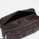 Lightning cosmetic bag, external pocket, brown color