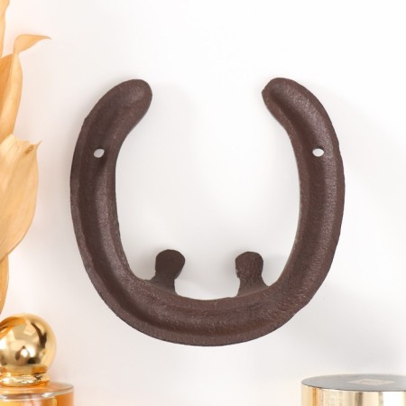 Hooks decorative cast iron "horseshoe" 13x12.5x3.7 cm-3
