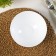 Glass -ceramic salad Precious, 800 ml, d = 18 cm, white color