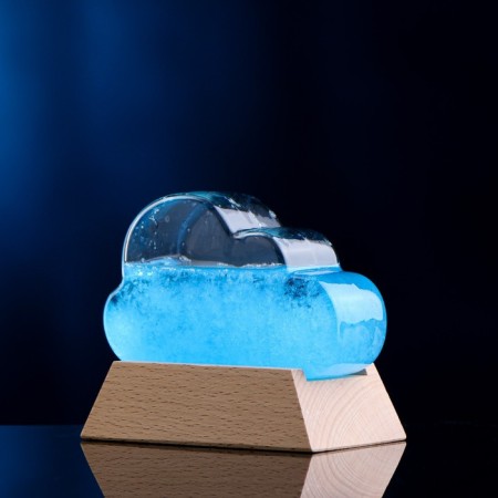 Barometer - Stormglass "Cloud" 11x7x4cm, mix-1
