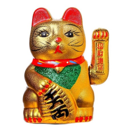 Souvenir cat ceramics "manei-nako" h = 17cm-5