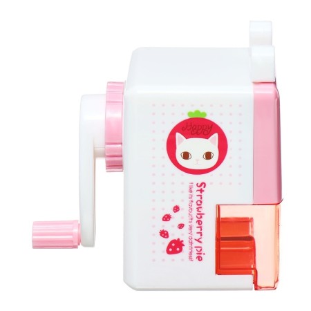Mechanical sharpener with container classic pink-2