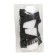 Replaceable nozzle for sex machines Diva double, 20 cm, metal, black color