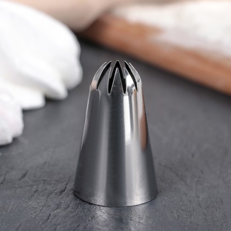 Konfinett Konfinett Nazadka “Closed Star”, D = 2.8 cm, Exit 0.6 cm, stainless steel-5