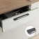 Furniture bracket RS1402, m/o = 256, black color