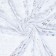 Velura flap with New Year's application "Small Snowflakes", 50 × 50 cm