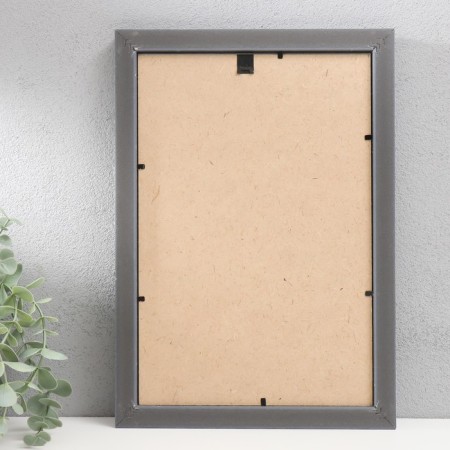 Photo frame Plastic "Mira" 20x30 cm, (plastic screen), gray-2