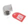 STI square, 1/2 ", internal, nickelled brass