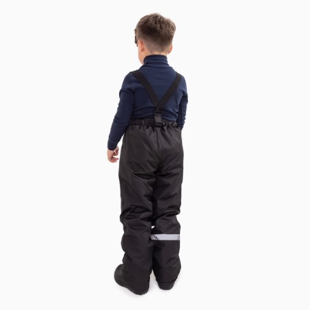 Pants are children insulated, black color, height 116 cm-4