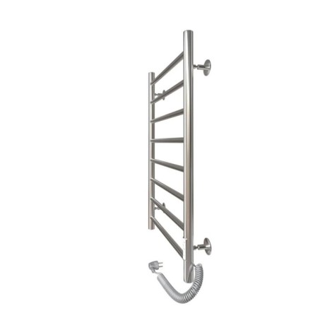 The electric heated towel -sprayer "Sanprise" Aurora P8, 500x800 mm, left/right, chrome-4