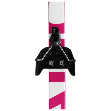 Ski kit: plastic skis 180 cm with a notch, fiberglass sticks 140 cm, fasteners NN75 mm-6