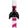 Ski kit: plastic skis 180 cm with a notch, fiberglass sticks 140 cm, fasteners NN75 mm