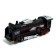 Classic railway, works from batteries, train and 4 cars in the kit