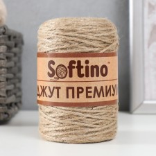 Jet yarn 100% jut 100m/100g., 2-thread