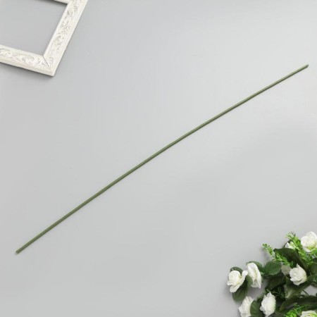 Wire for the manufacture of artificial colors "green" length 80 cm section 5 mm